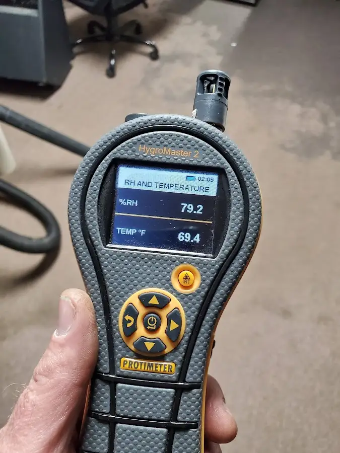Moisture meter humidity assessment for Fire & Smoke Damage Restoration in Arvada